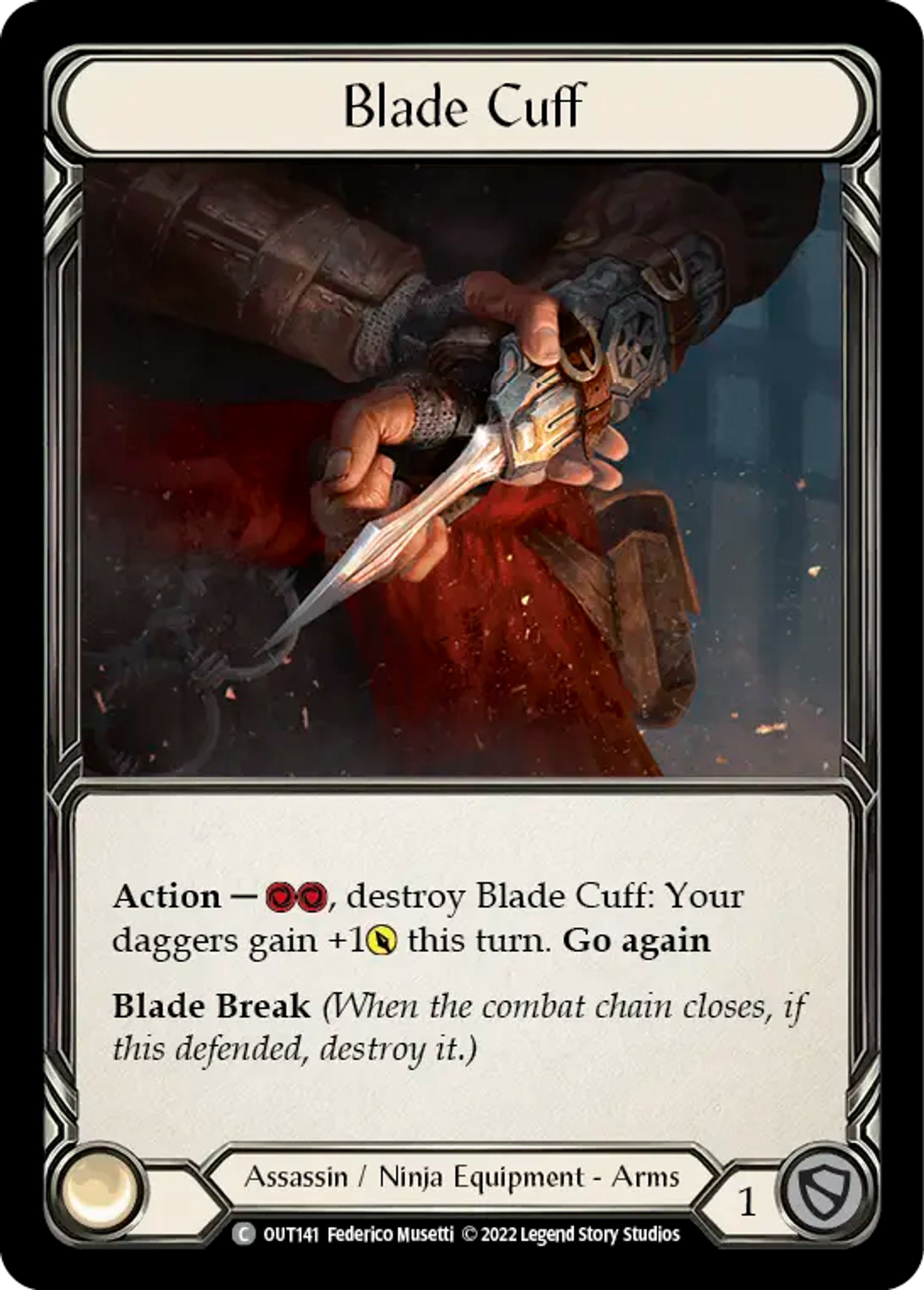 Blade Cuff — Outsiders — Flesh and Blood