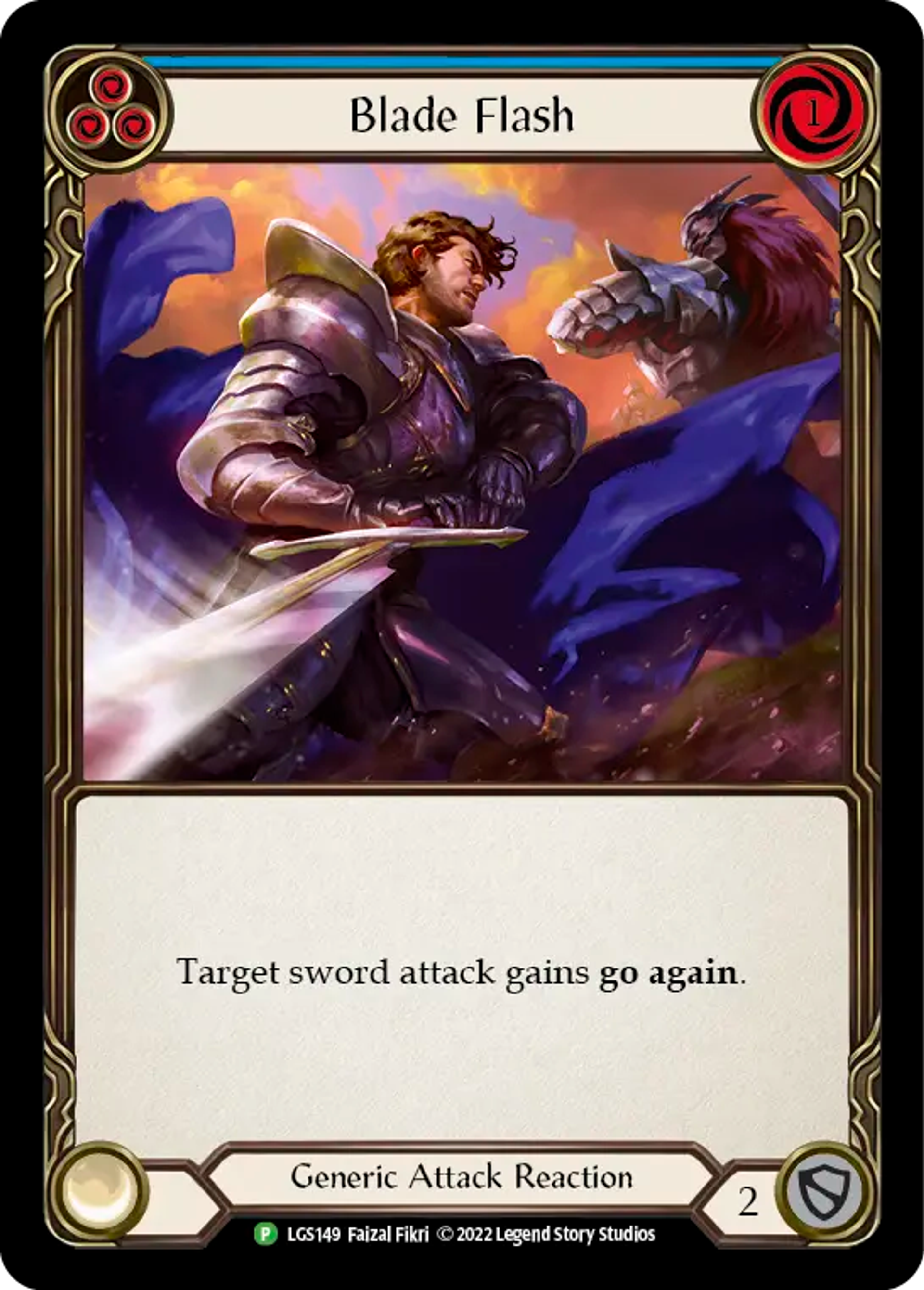 Blade Flash — Flesh and Blood: Promo Cards — Flesh and Blood