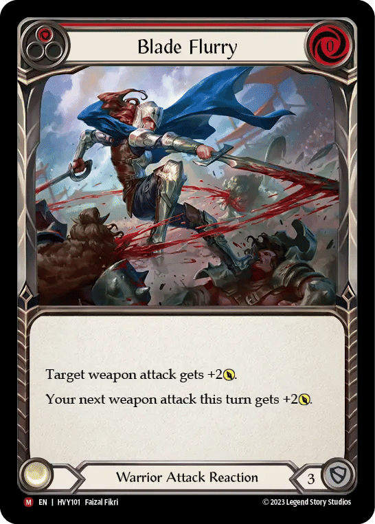 Blade Flurry — Heavy Hitters — Flesh and Blood