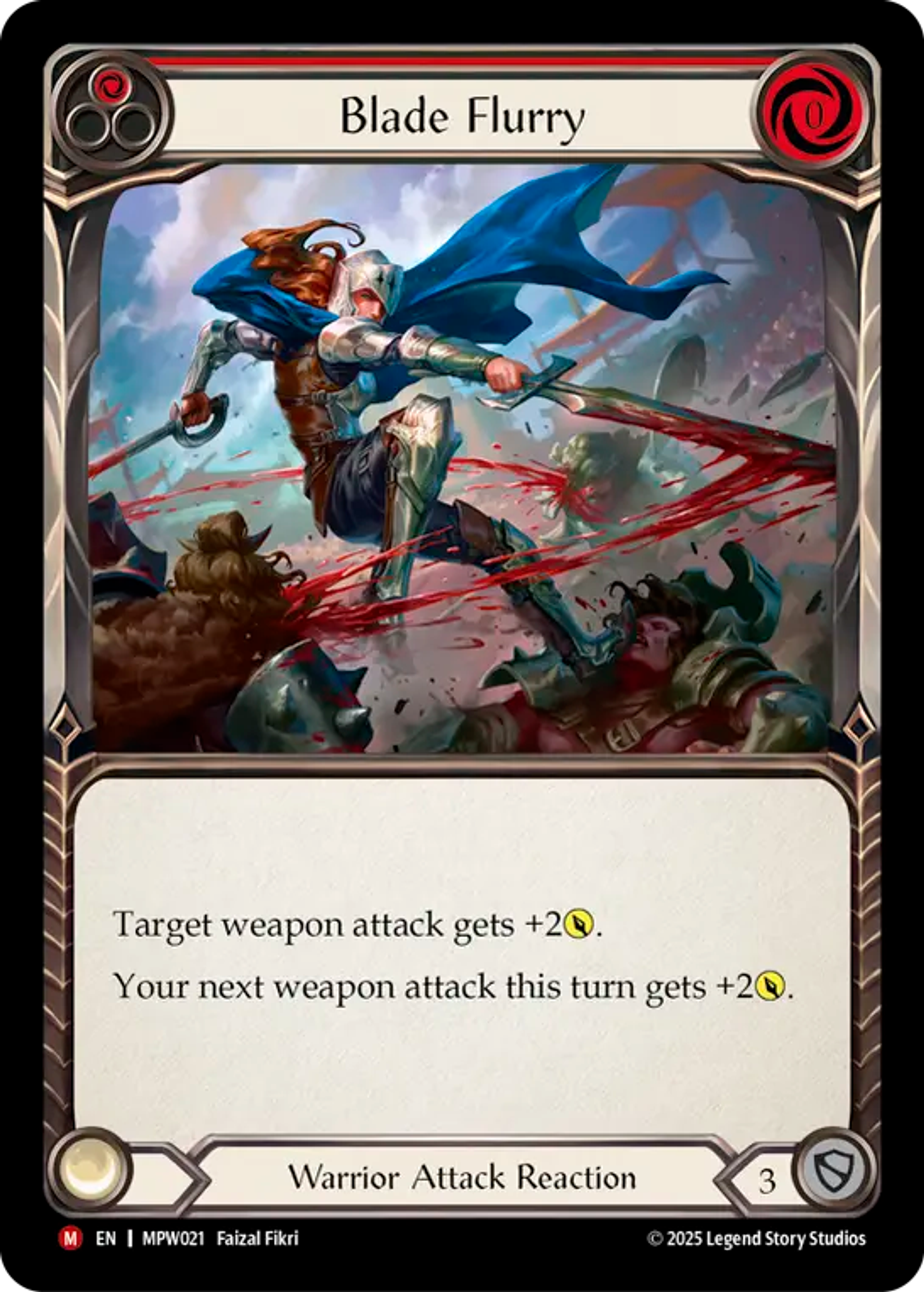 Blade Flurry — Mastery Pack Warrior — Flesh and Blood