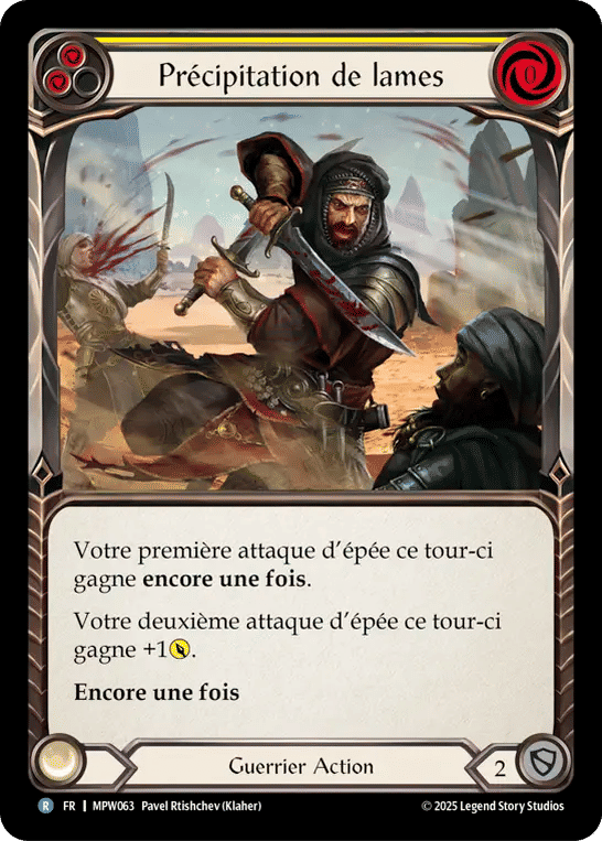 Précipitation de lames — Mastery Pack Warrior — Flesh and Blood