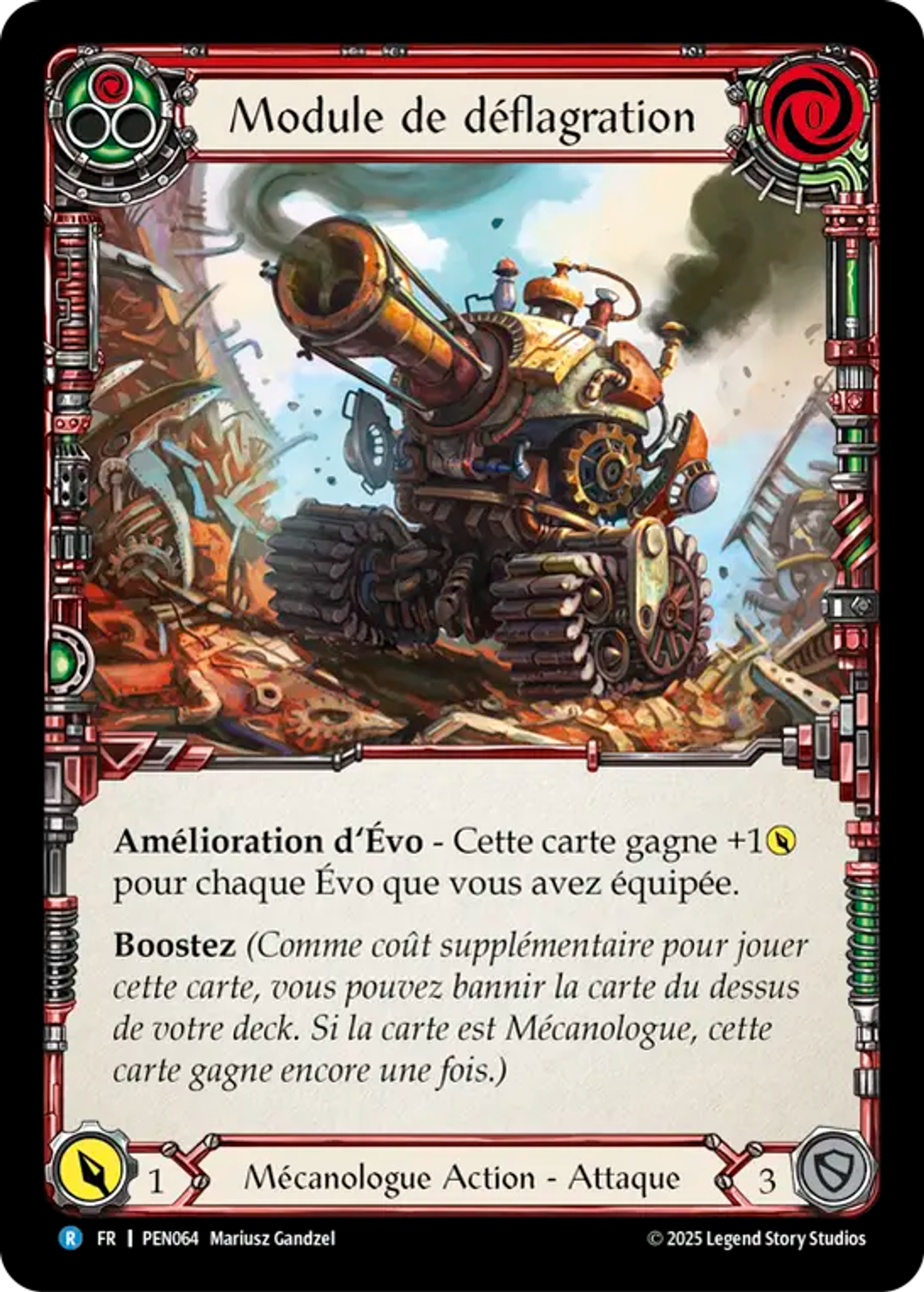 Blast Rig (Red) — Compendium of Rathe — Flesh and Blood