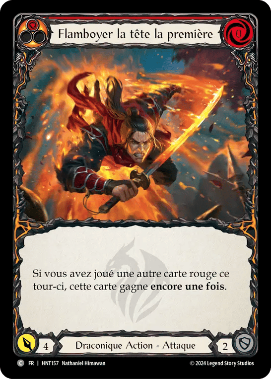 Flamboyer la tête la première — The Hunted — Flesh and Blood
