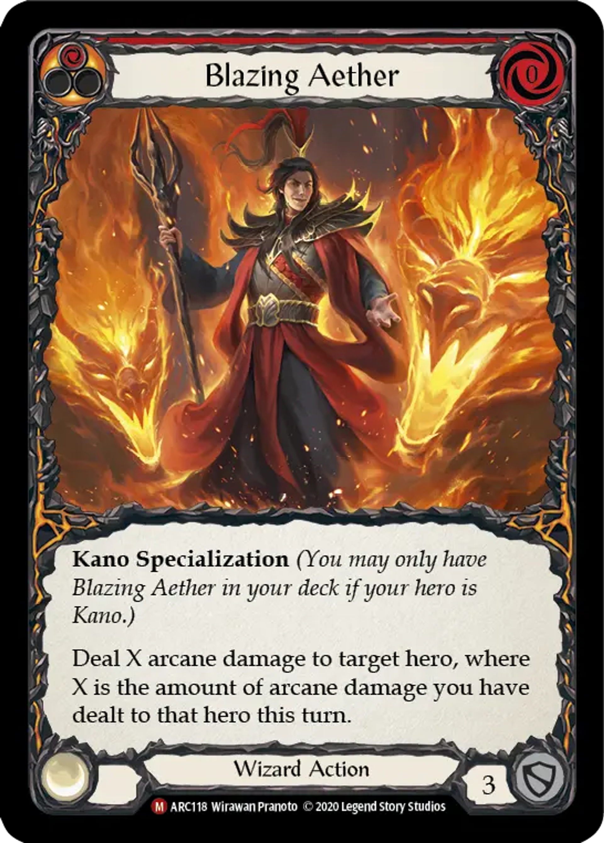 Blazing Aether — Arcane Rising - Unlimited — Flesh and Blood