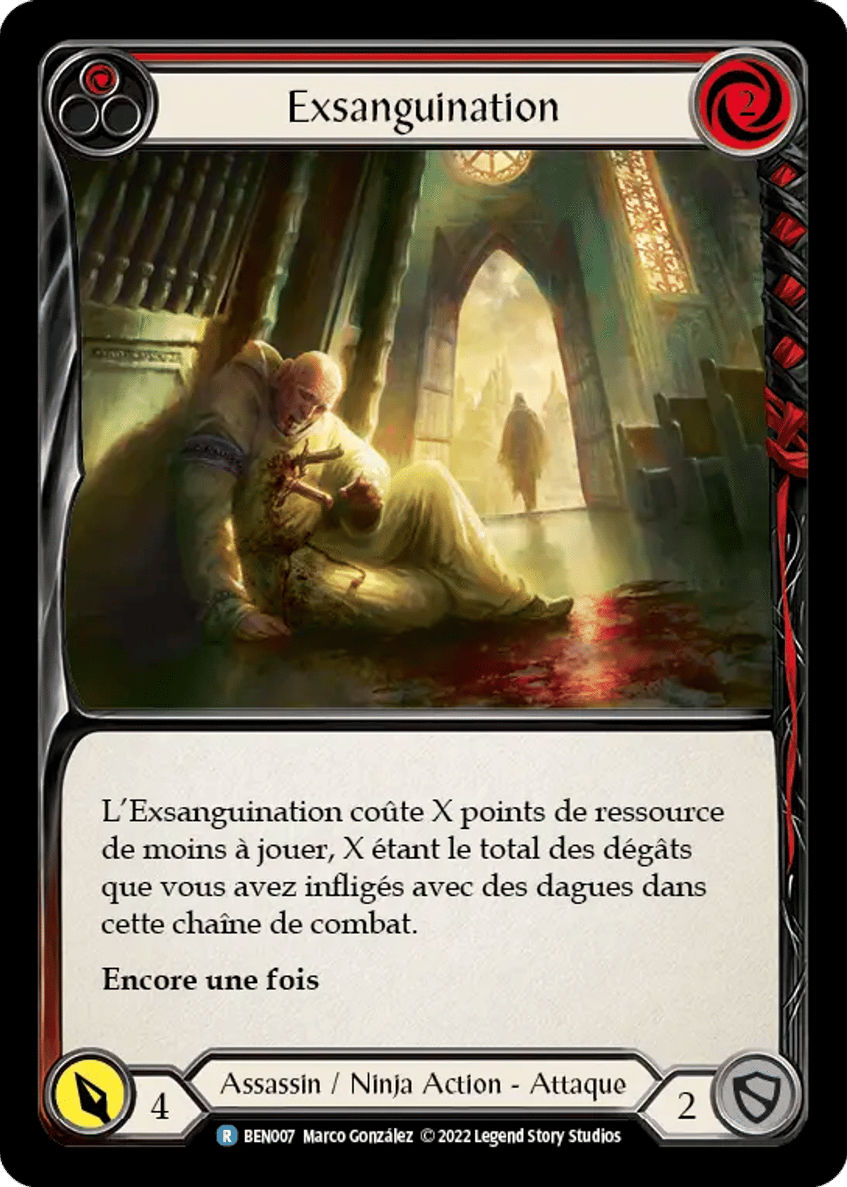Exsanguination from Benji - Blitz Deck - Flesh and Blood