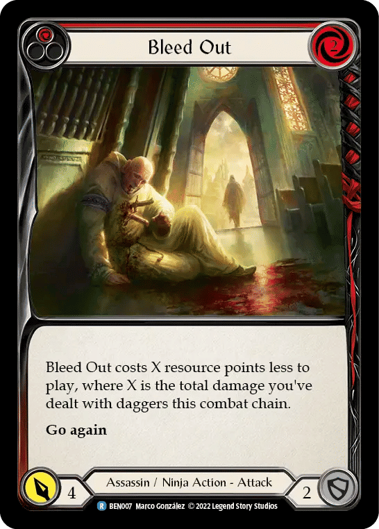 Bleed Out (Red) — Benji - Blitz Deck — Flesh and Blood