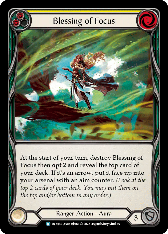 Blessing of Focus (Yellow) — Dynasty — Flesh and Blood