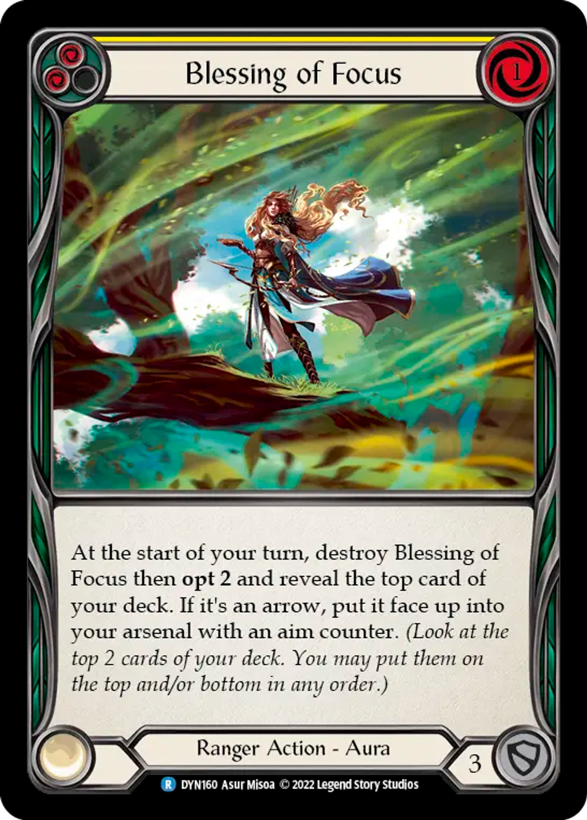 Blessing of Focus (Yellow) — Dynasty — Flesh and Blood