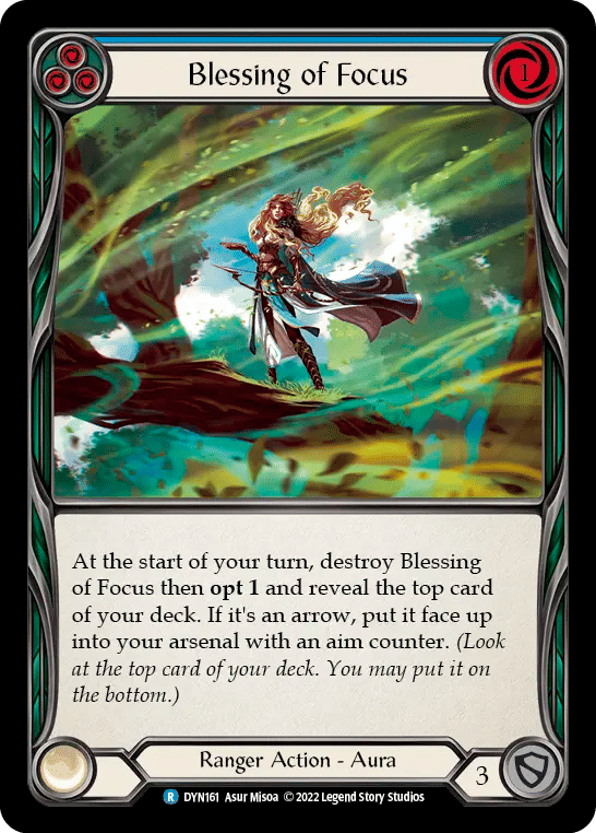 Blessing of Focus (Blue) — Dynasty — Flesh and Blood