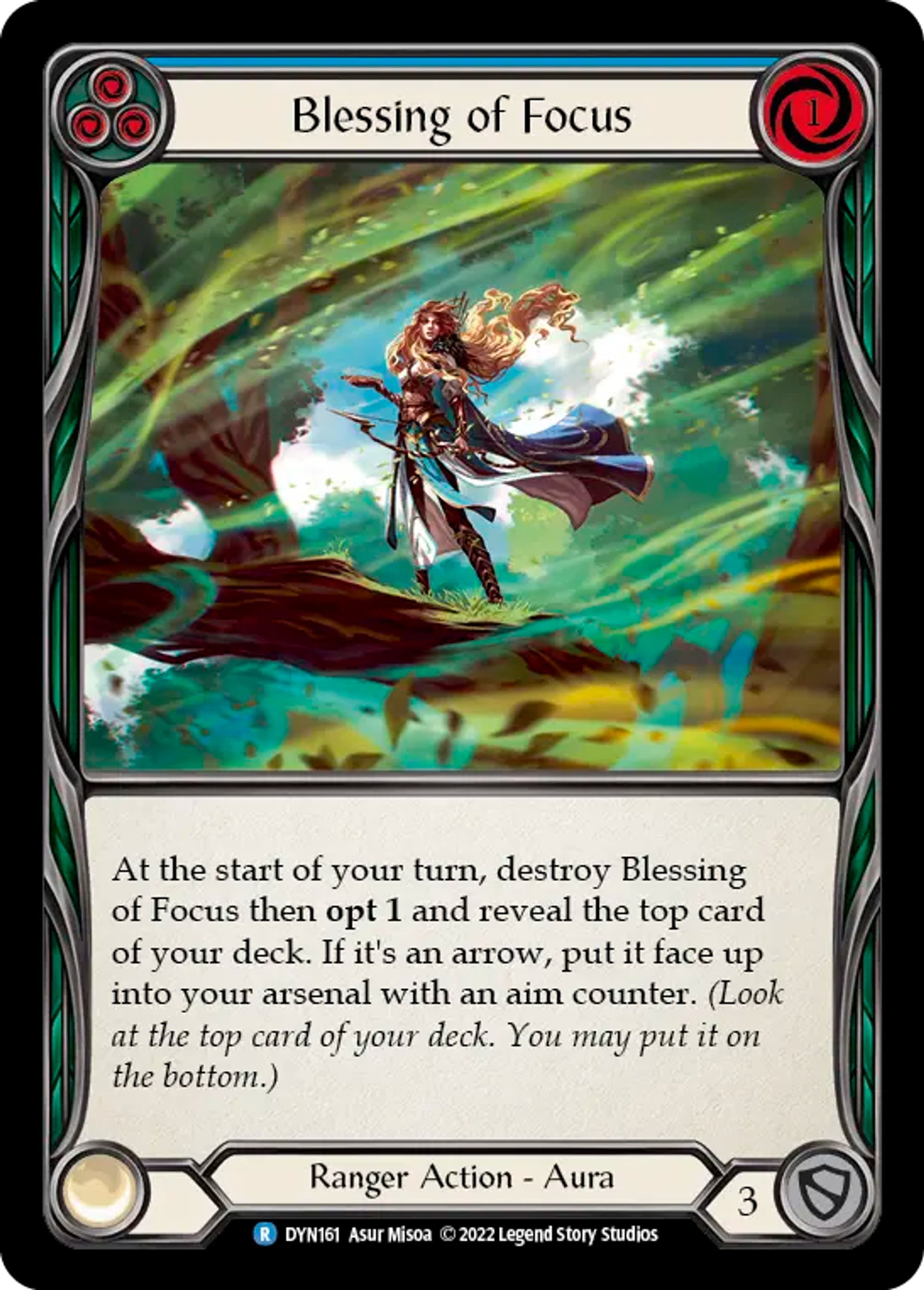 Blessing of Focus (Blue) — Dynasty — Flesh and Blood