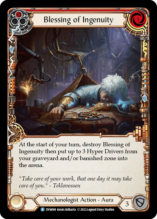 Blessing of Ingenuity (Red) — Dynasty — Flesh and Blood