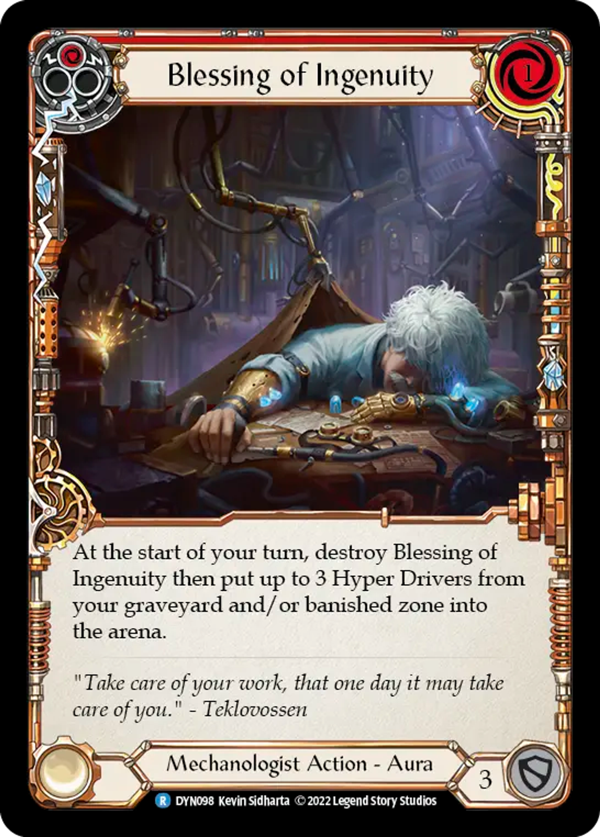 Blessing of Ingenuity (Red) — Dynasty — Flesh and Blood