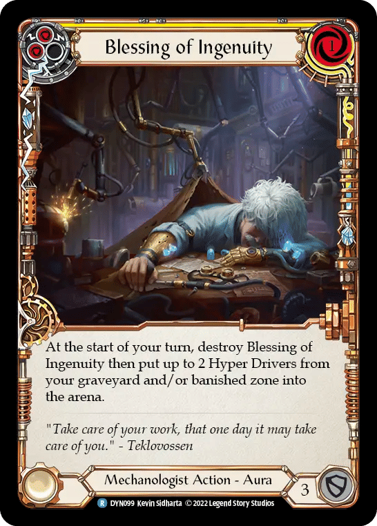 Blessing of Ingenuity (Yellow) — Dynasty — Flesh and Blood