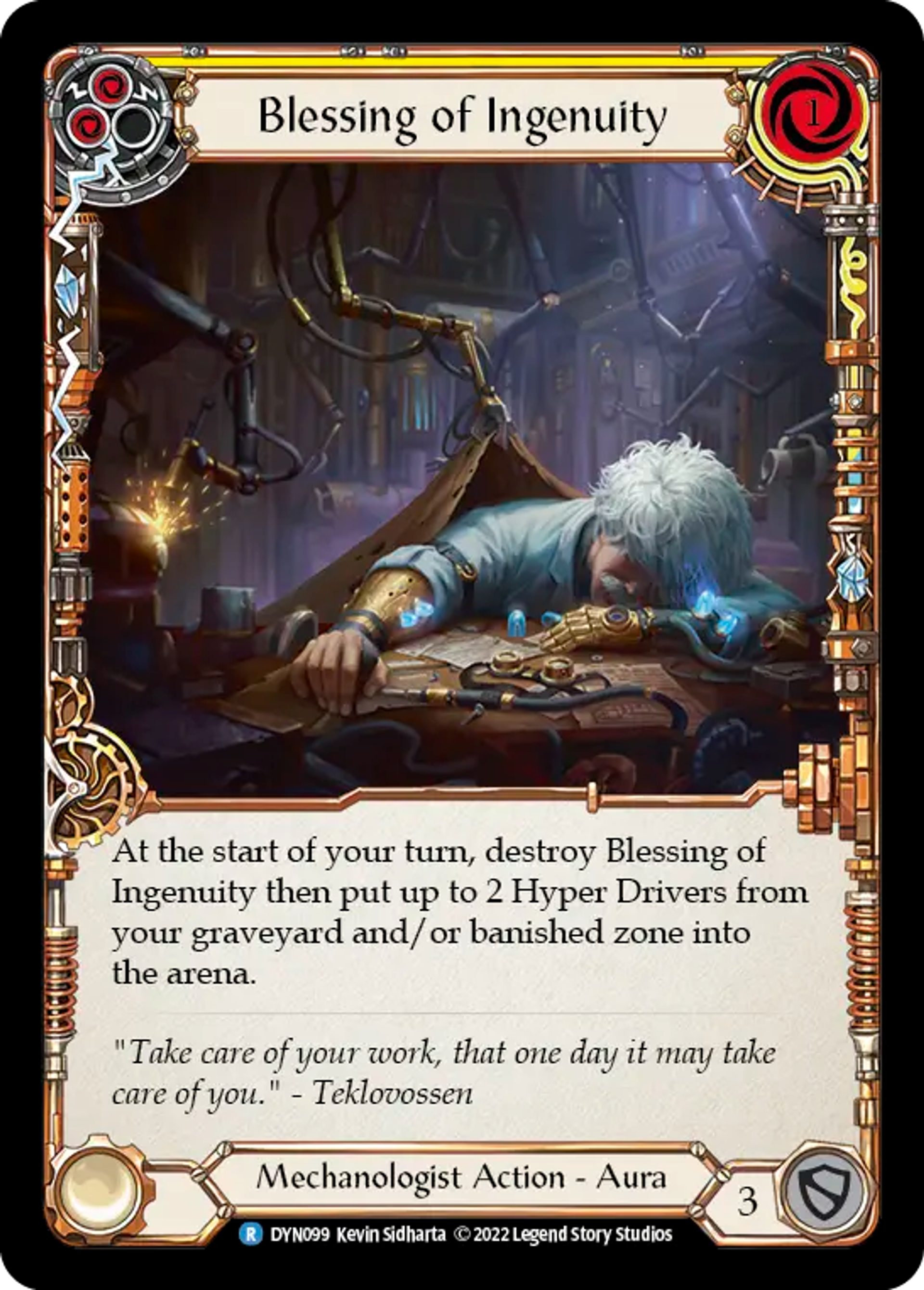Blessing of Ingenuity (Yellow) — Dynasty — Flesh and Blood