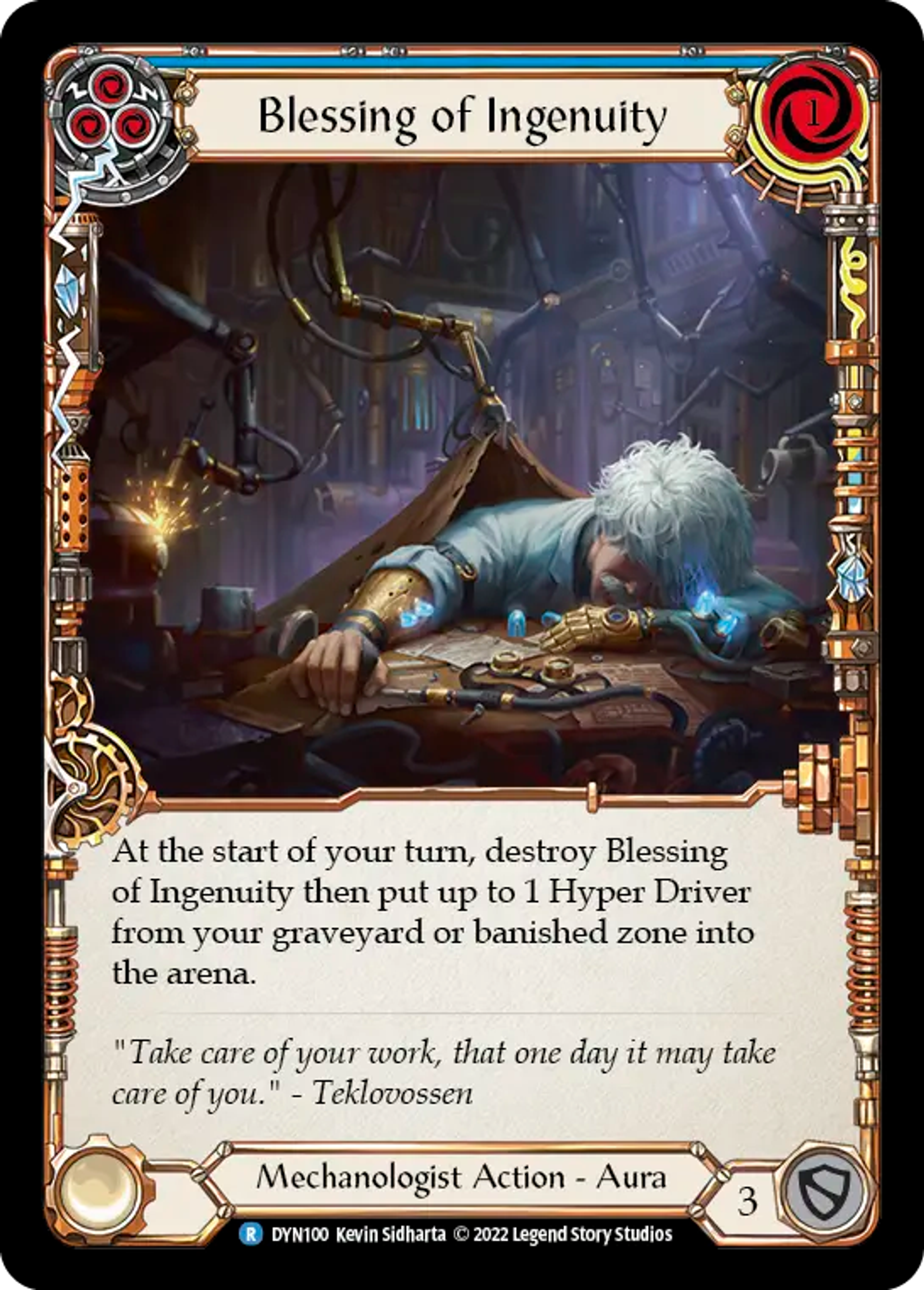 Blessing of Ingenuity (Blue) — Dynasty — Flesh and Blood