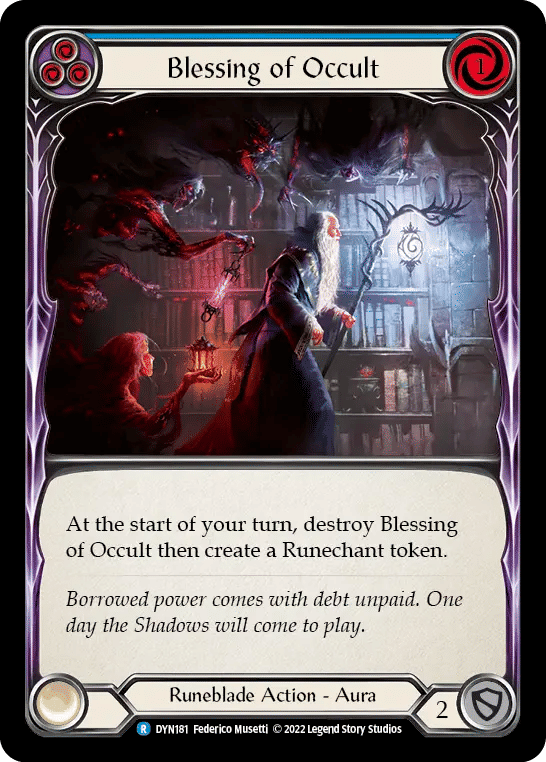 Blessing of Occult (Blue) — Dynasty — Flesh and Blood
