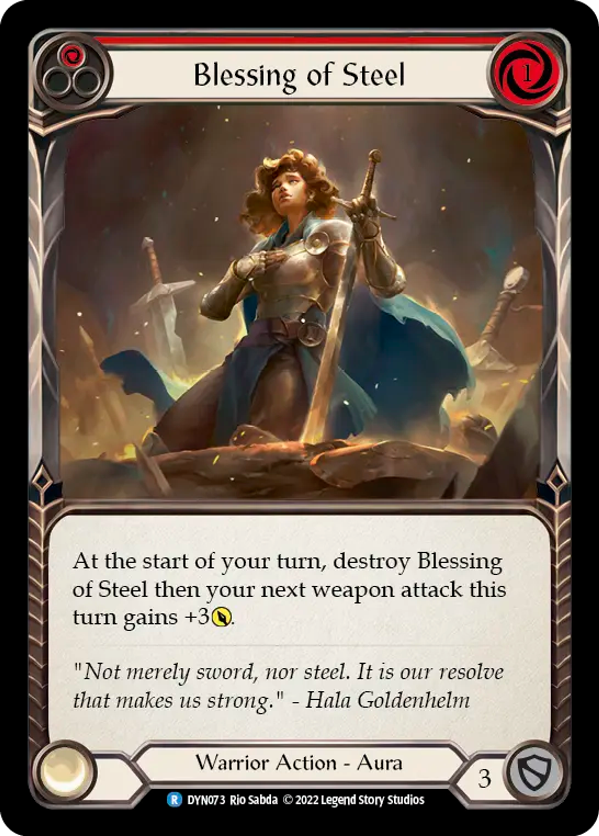 Blessing of Steel (Red) — Dynasty — Flesh and Blood