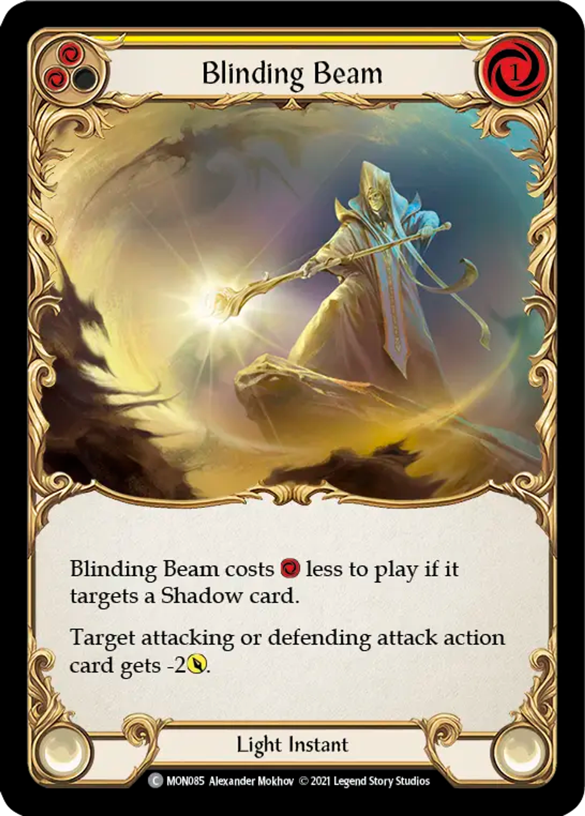 Blinding Beam (Yellow) — Monarch — Flesh and Blood