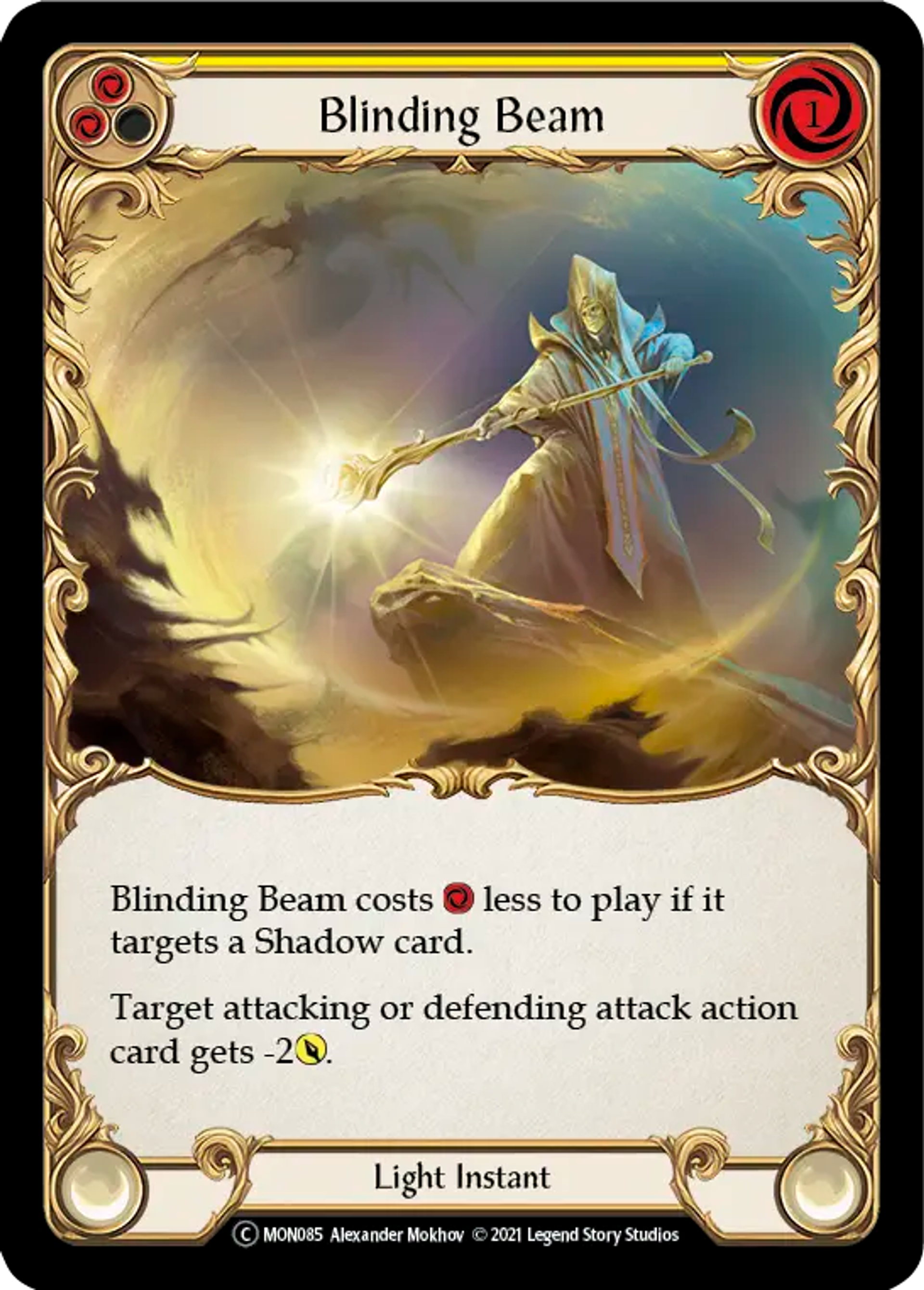 Blinding Beam (Yellow) — Monarch - Unlimited — Flesh and Blood