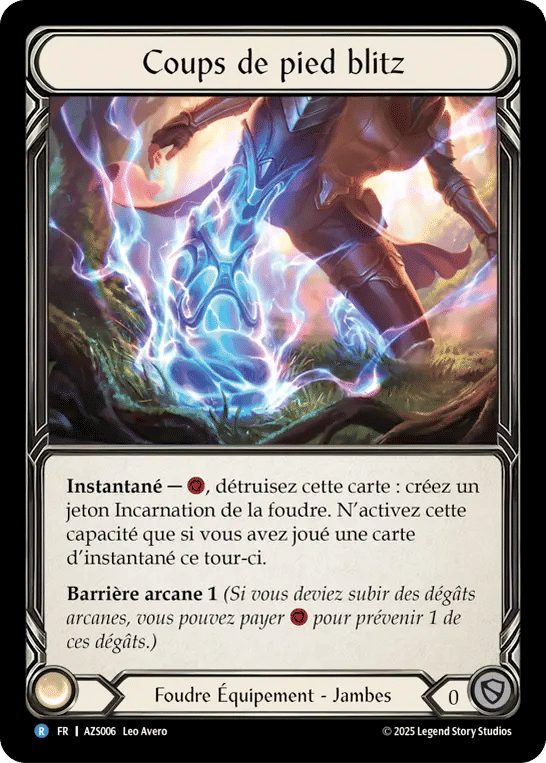 Coups de pied blitz — Armory Deck - Zyggy Starlight — Flesh and Blood