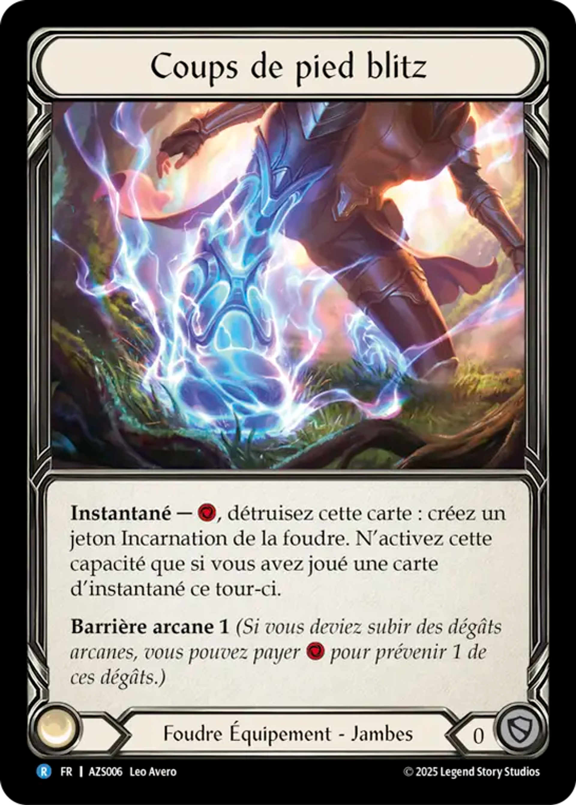 Coups de pied blitz — Armory Deck - Zyggy Starlight — Flesh and Blood