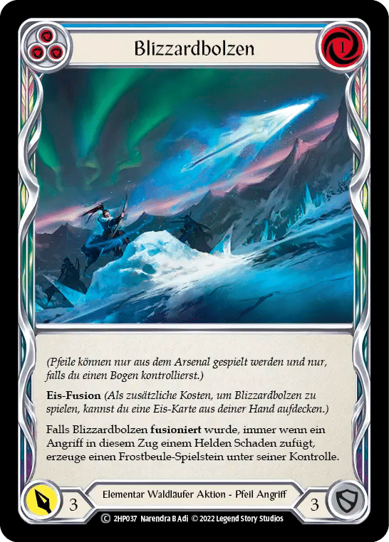 Blizzard Bolt (Blue) — History Pack 2 - Black Label — Flesh and Blood