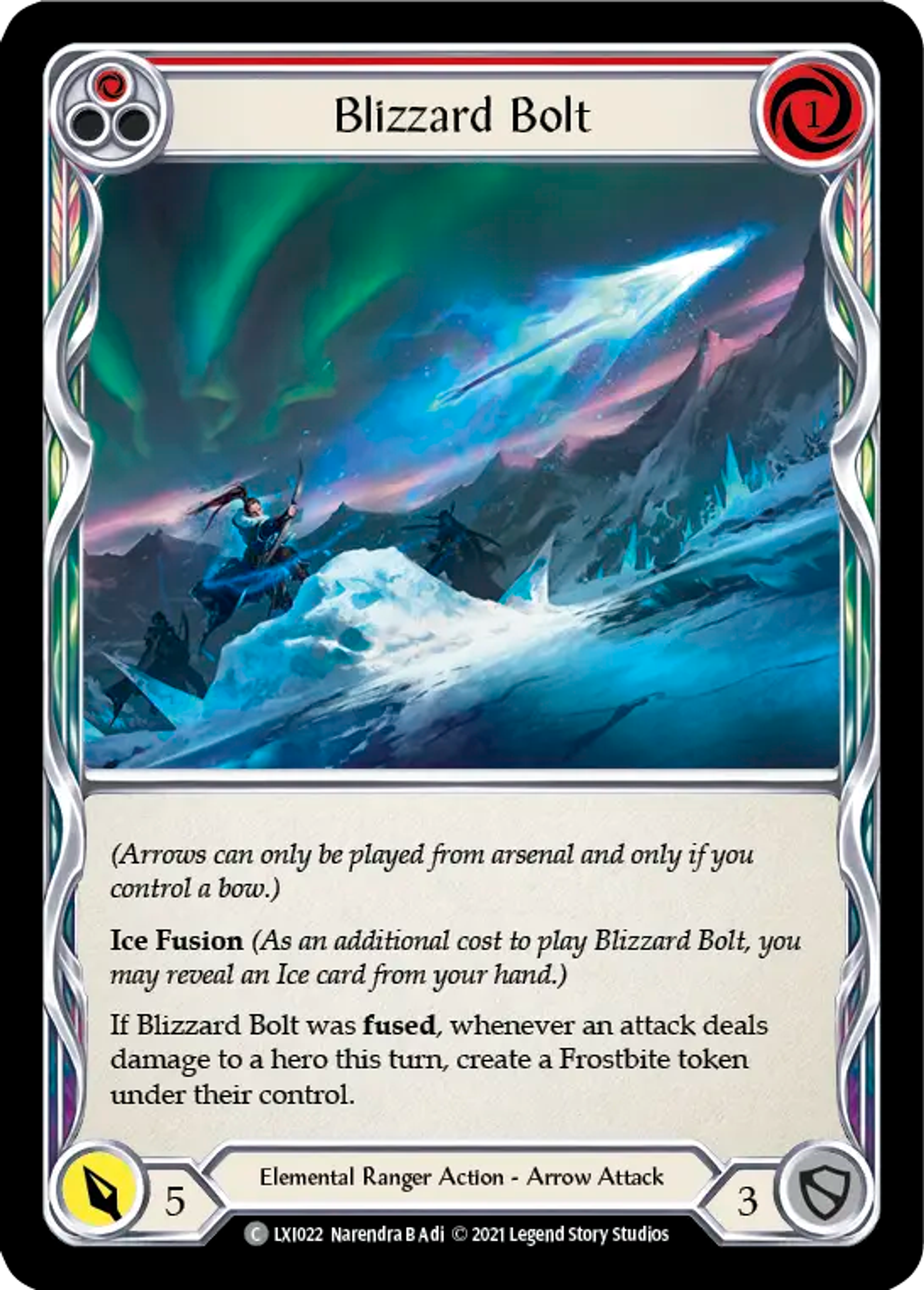 Blizzard Bolt (Red) — Lexi - Blitz Deck — Flesh and Blood