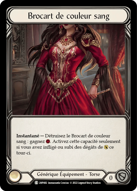 Brocart de couleur sang — History Pack 2 - Black Label — Flesh and Blood