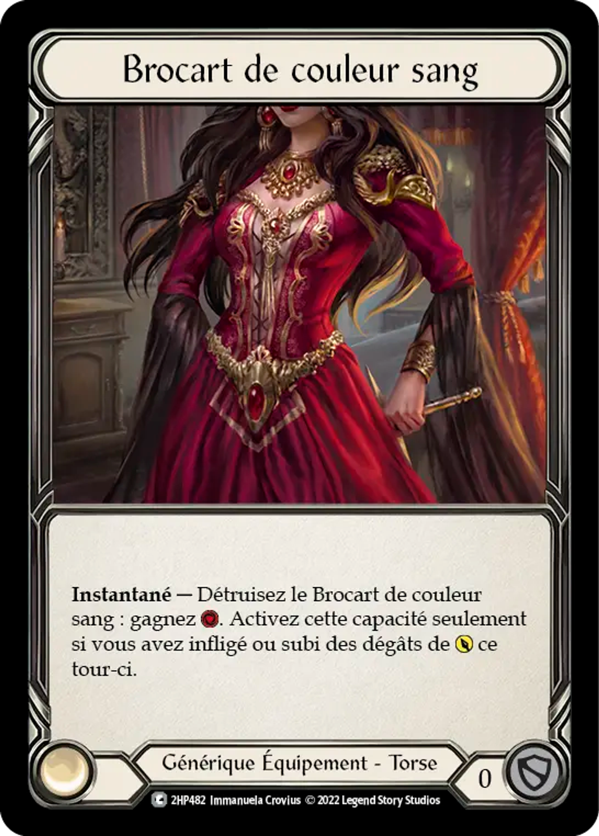 Brocart de couleur sang — History Pack 2 - Black Label — Flesh and Blood