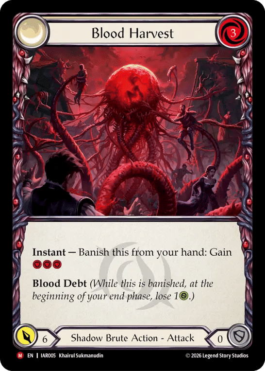 Blood Harvest — Usurp the Shadow Throne — Flesh and Blood