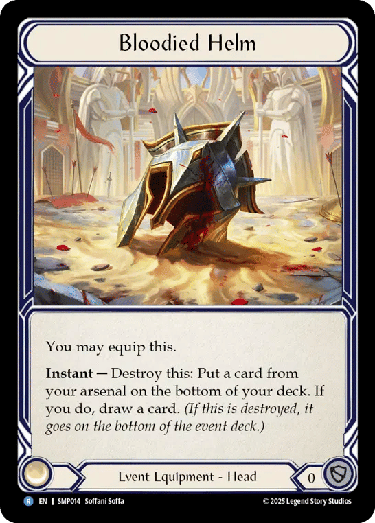 Bloodied Helm — Smash Palace — Flesh and Blood