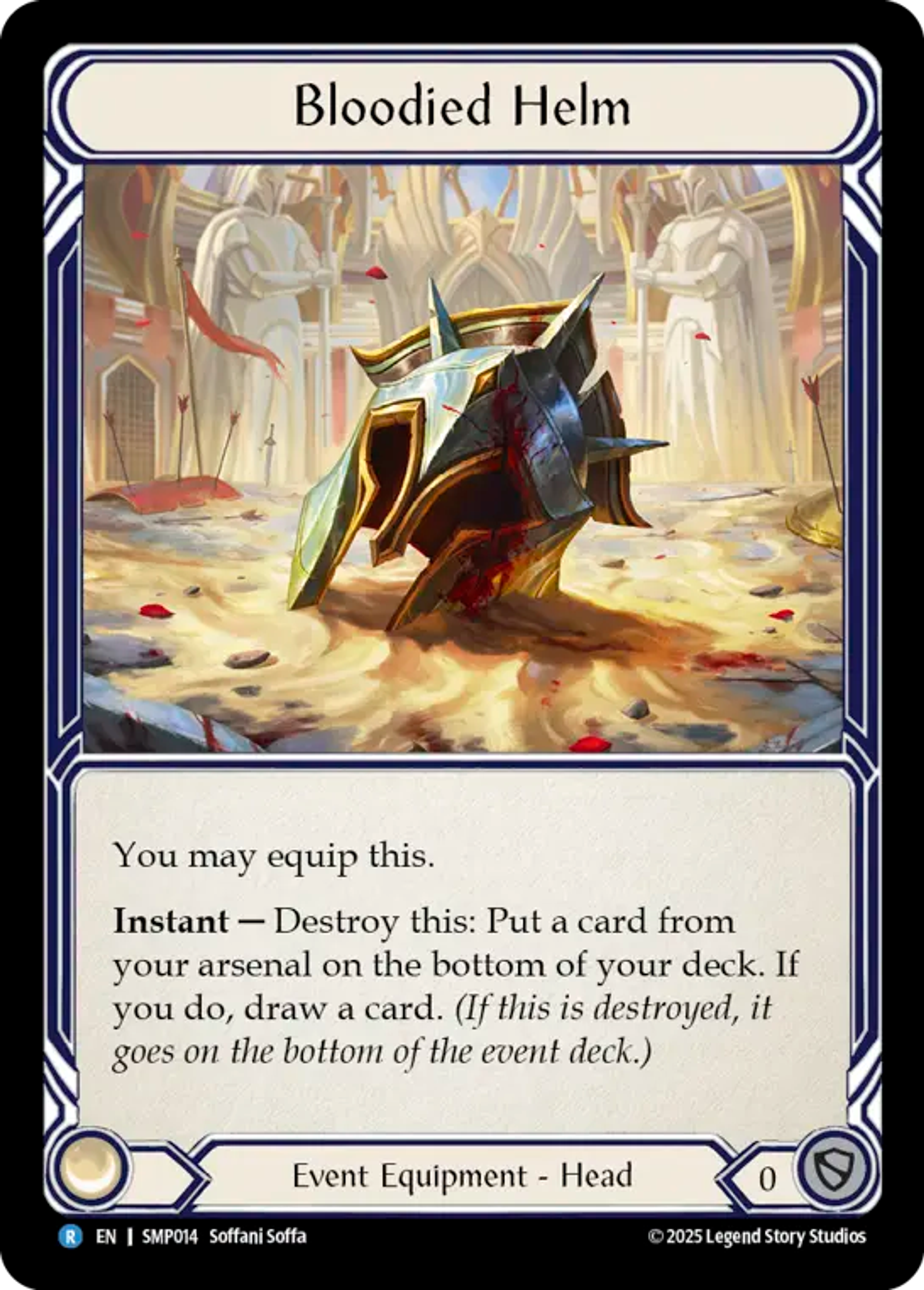 Bloodied Helm — Smash Palace — Flesh and Blood