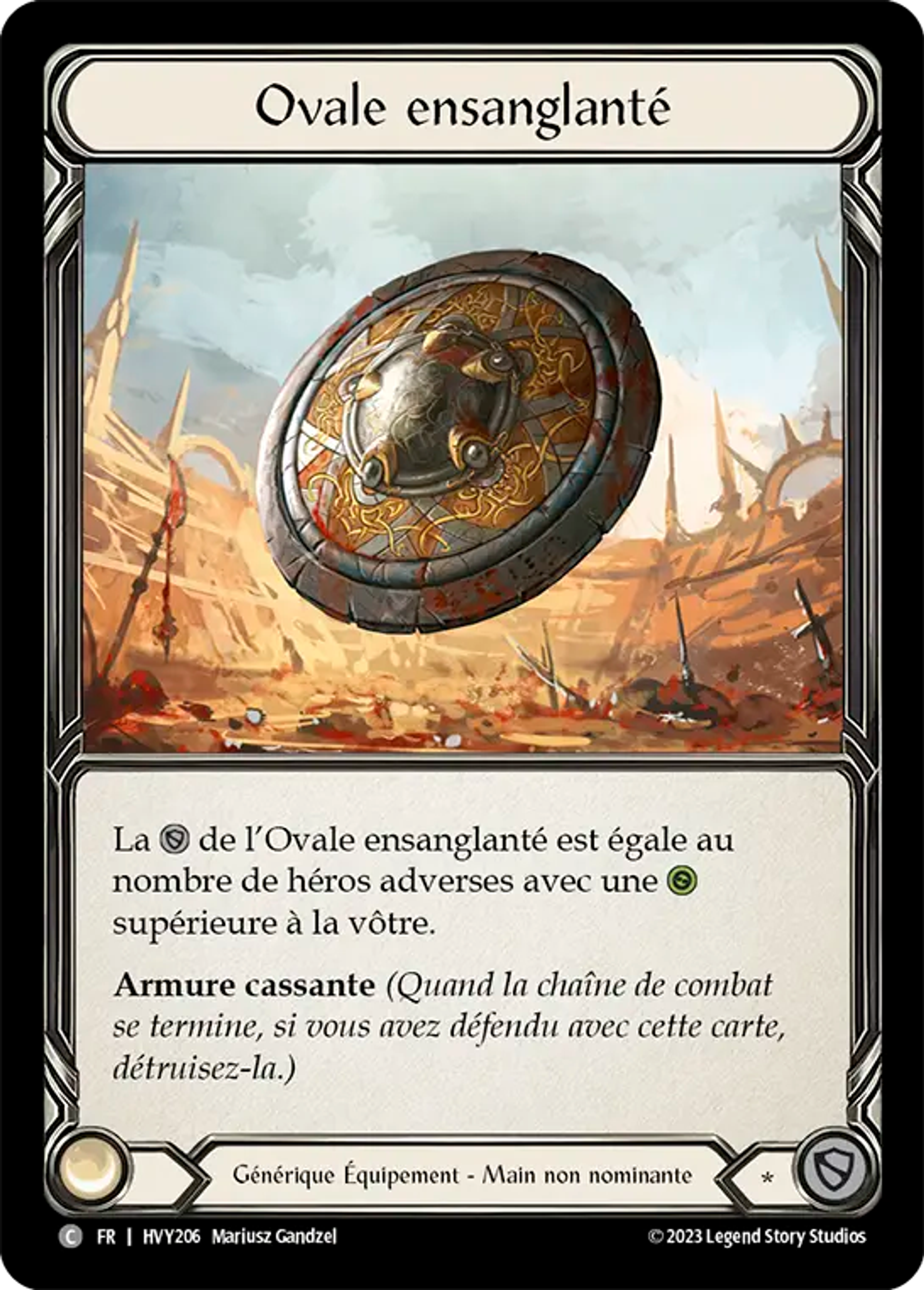 Ovale ensanglanté — Heavy Hitters — Flesh and Blood