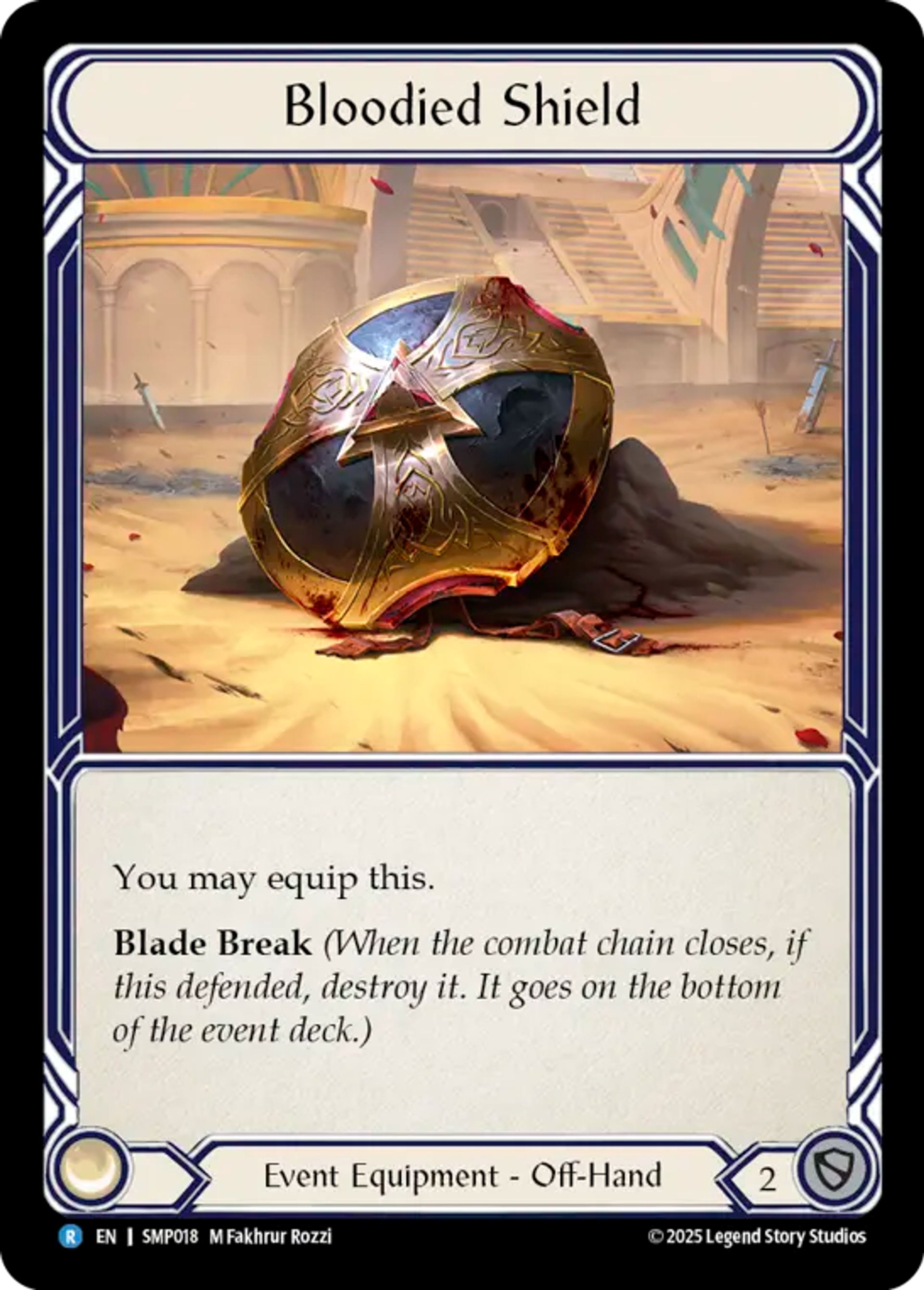 Bloodied Shield — Smash Palace — Flesh and Blood