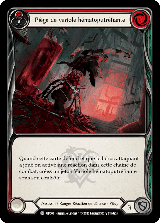 Piège de variole hématoputréfiante — Riptide - Blitz Deck — Flesh and Blood