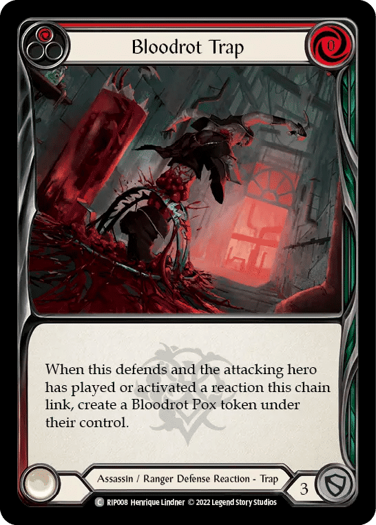 Bloodrot Trap (Red) — Riptide - Blitz Deck — Flesh and Blood