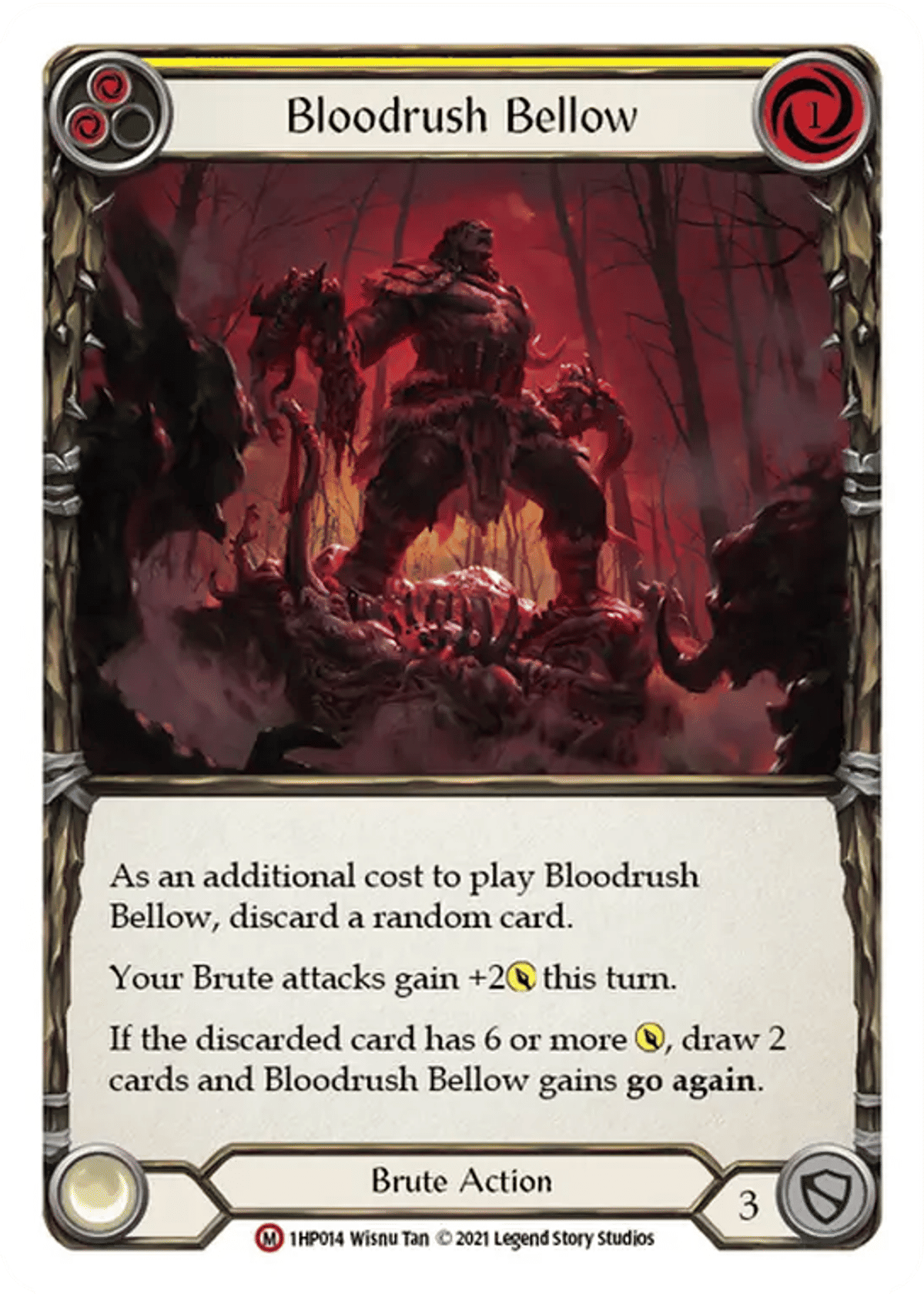 Bloodrush Bellow from History Pack 1 - Flesh and Blood
