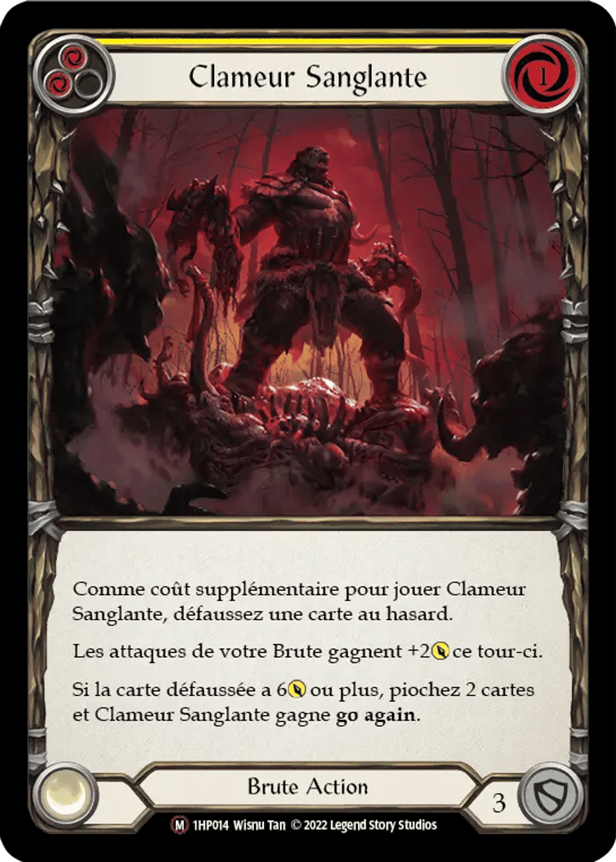 Clameur Sanglante from History Pack 1 - Black Label - Flesh and Blood
