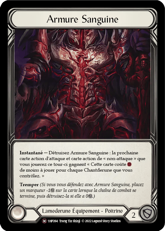 Armure Sanguine — History Pack 1 - Black Label — Flesh and Blood