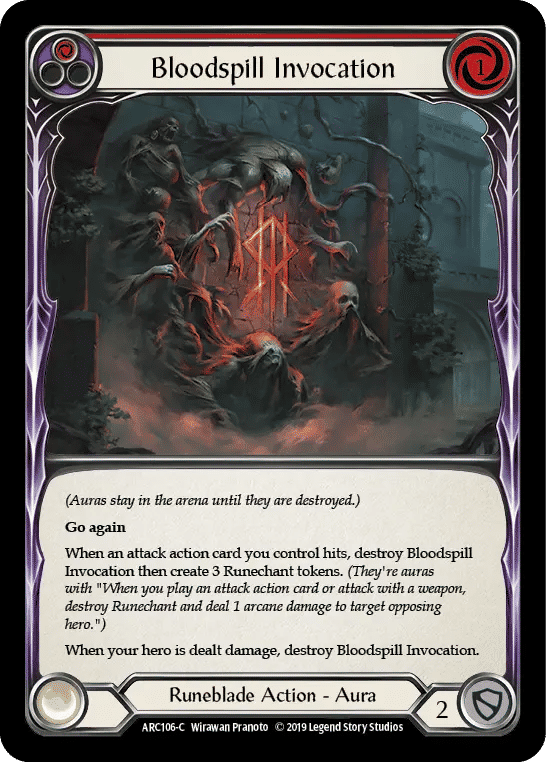 Bloodspill Invocation (Red) — Arcane Rising — Flesh and Blood