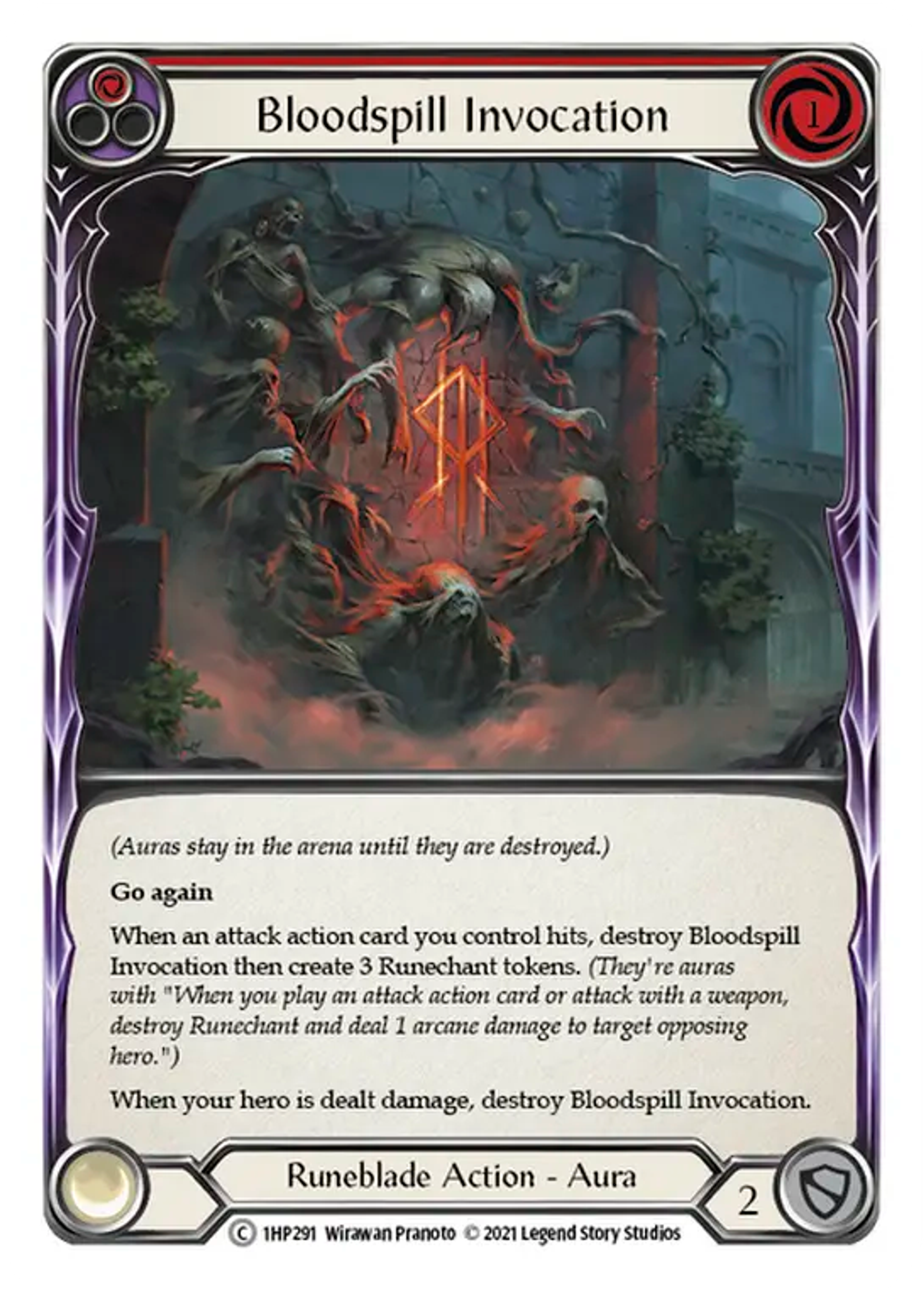 Bloodspill Invocation (Red) — History Pack 1 — Flesh and Blood