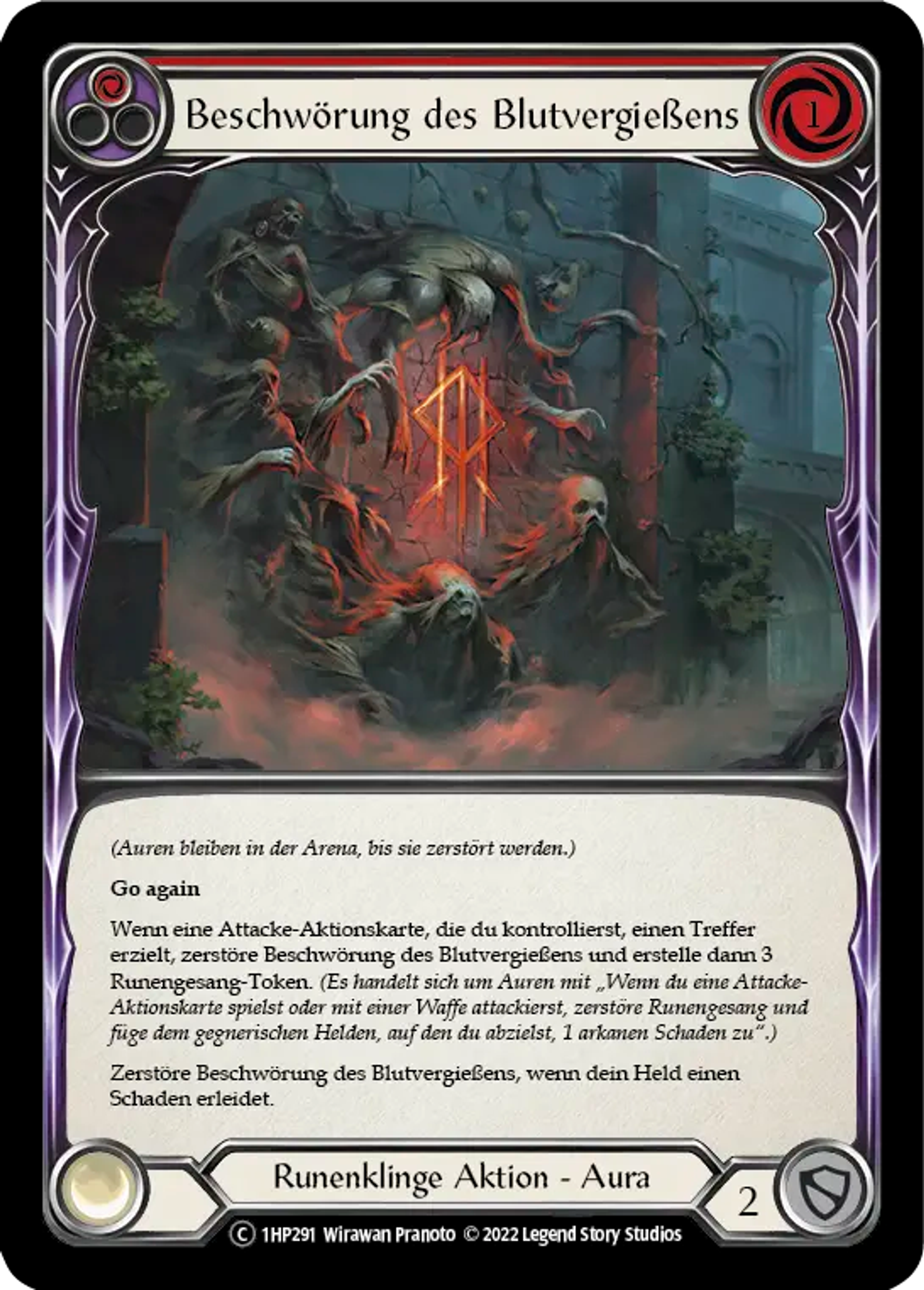Invocation Sanguine — History Pack 1 - Black Label — Flesh and Blood