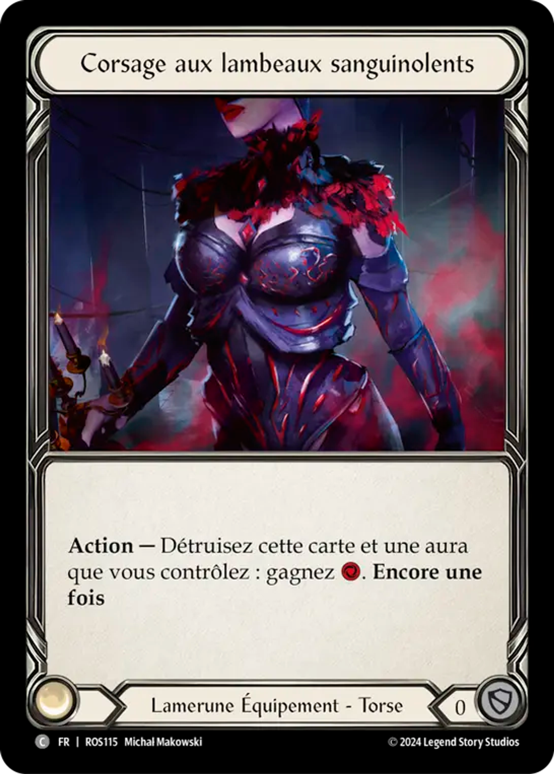Corsage aux lambeaux sanguinolents — Rosetta — Flesh and Blood