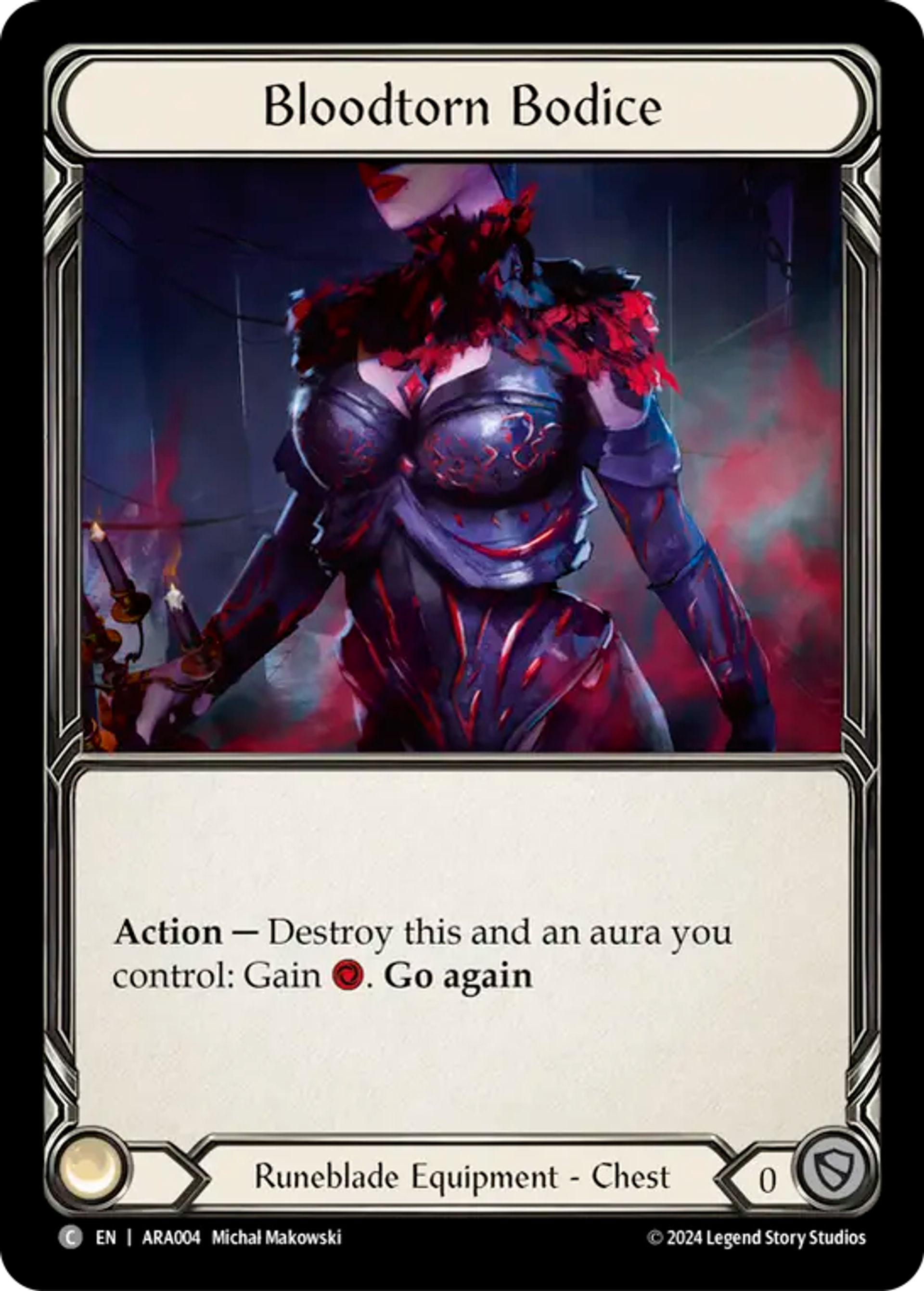 Bloodtorn Bodice — Rosetta Blitz Deck - Aurora — Flesh and Blood