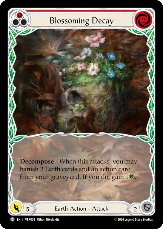 Blossoming Decay (Red) — Rosetta Blitz Deck - Verdance — Flesh and Blood