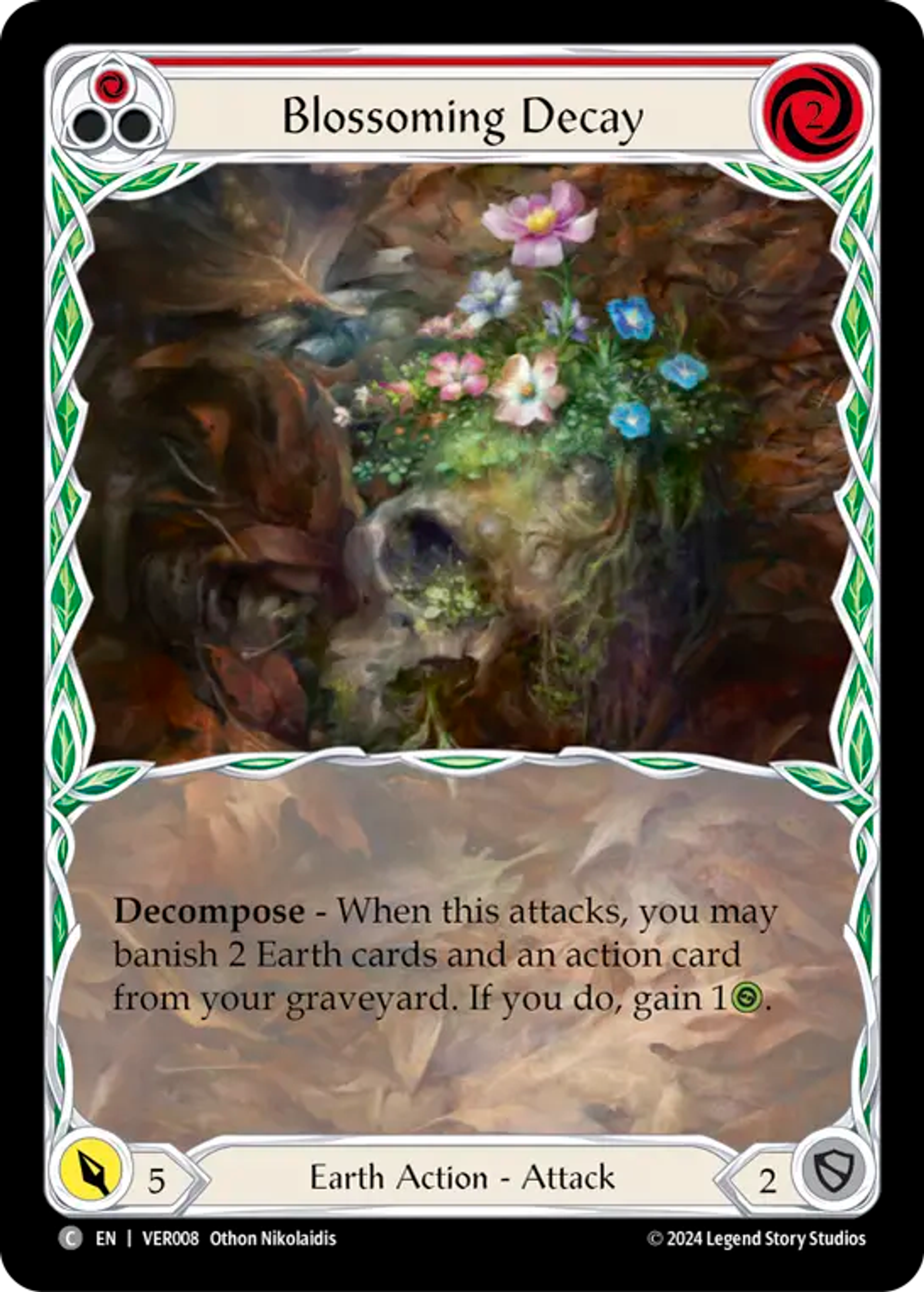 Blossoming Decay (Red) — Rosetta Blitz Deck - Verdance — Flesh and Blood