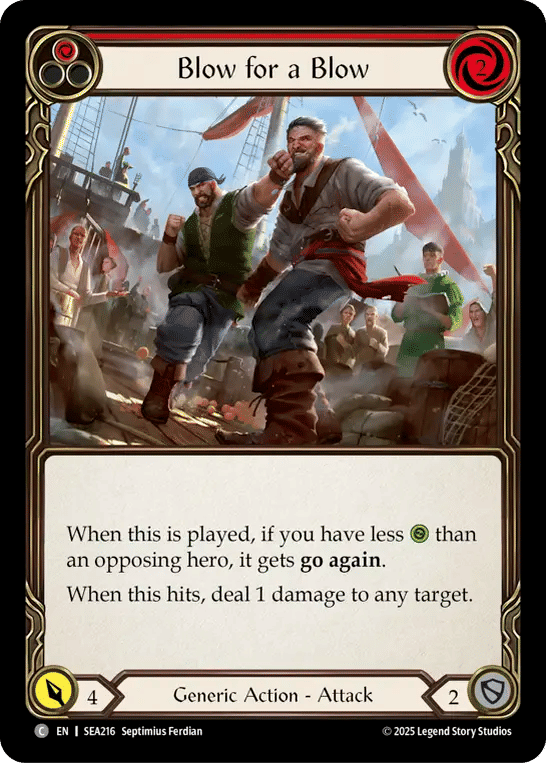 Blow for a Blow (Red) — High Seas — Flesh and Blood