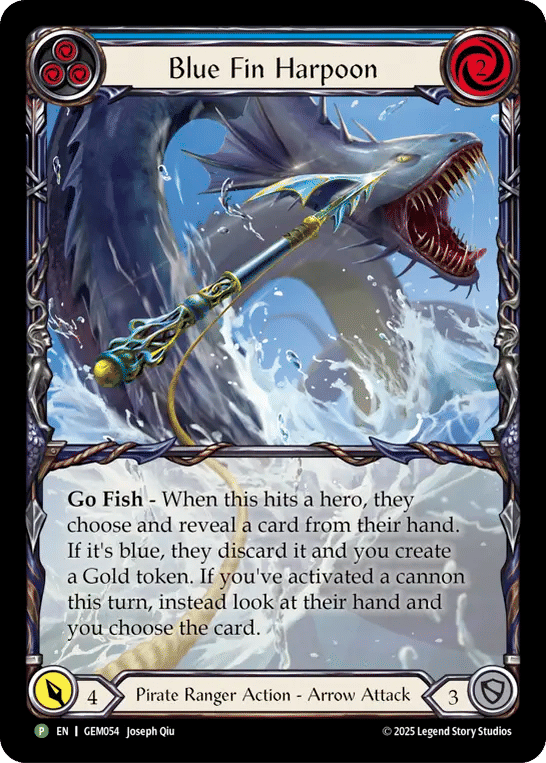 Blue Fin Harpoon — GEM - Pack 2 — Flesh and Blood