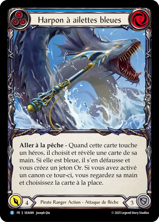 Harpon à ailettes bleues — High Seas — Flesh and Blood