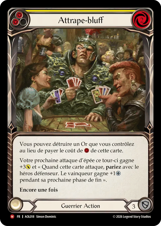 Attrape-bluff — Armory Deck - Olympia, Prized Fighter — Flesh and Blood